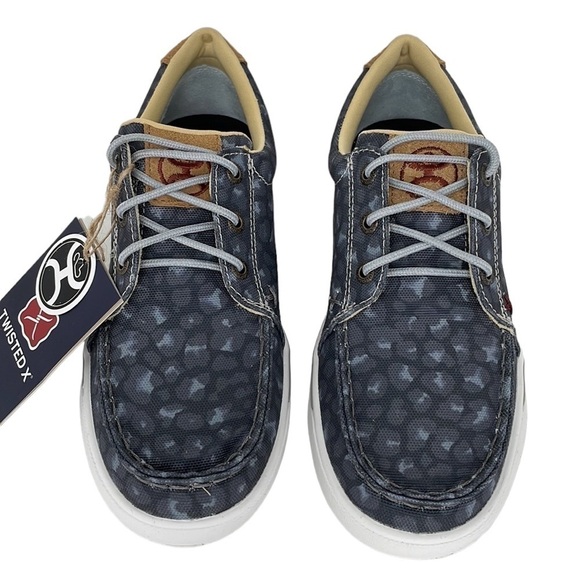 Twisted X NWT Women’s Shoe Hooey Loper Black Leopard Casual Lace Up Size 5.5 - Picture 5 of 12